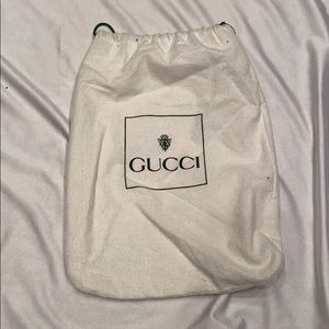 GUCCI off white small dust bag